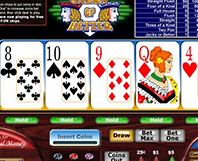 The game video poker is especially suitable if you prefer to play against the computer