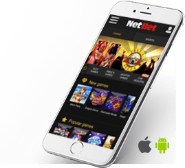 The picture shows the mobile game offer of the provider.